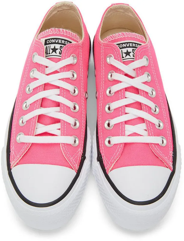 Converse Converse Color Platform Chuck Taylor All Star Low Top Hyper Pink/white/black (570324C)