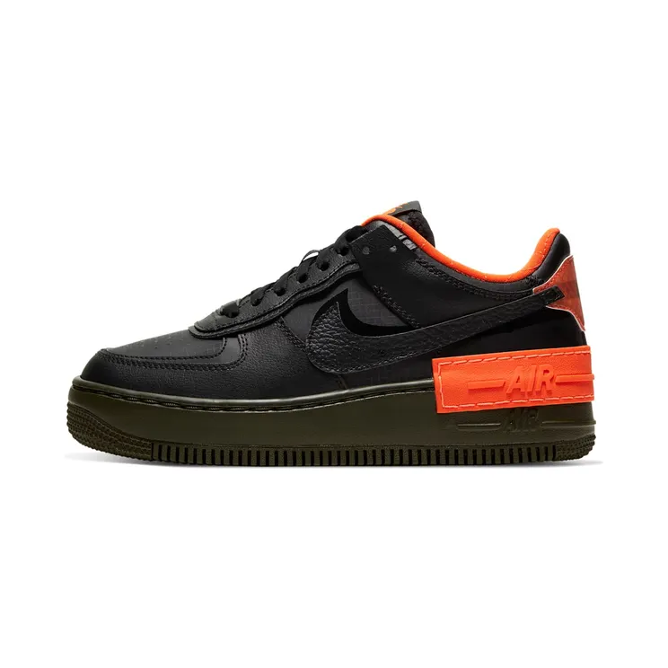 Nike Air Force 1 Shadow ‘Hyper Crimson’ “Black / Hyper Crimson / Cargo Khaki” (CQ3317-001)