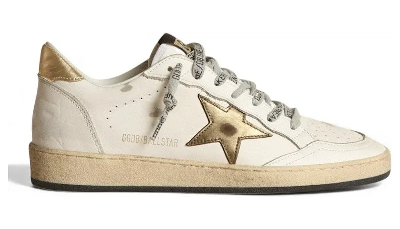 Golden Goose Ball Star Low White Gold Star (GWFO0117.F000783.80608)