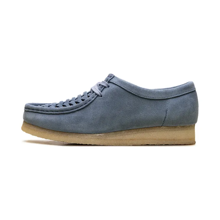 Clarks WALLABEE WEAVE “Powder Blue Suede” (26180614)