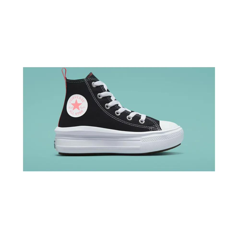 Converse Canvas Color Chuck Taylor All Star Move Black/pink Salt/White