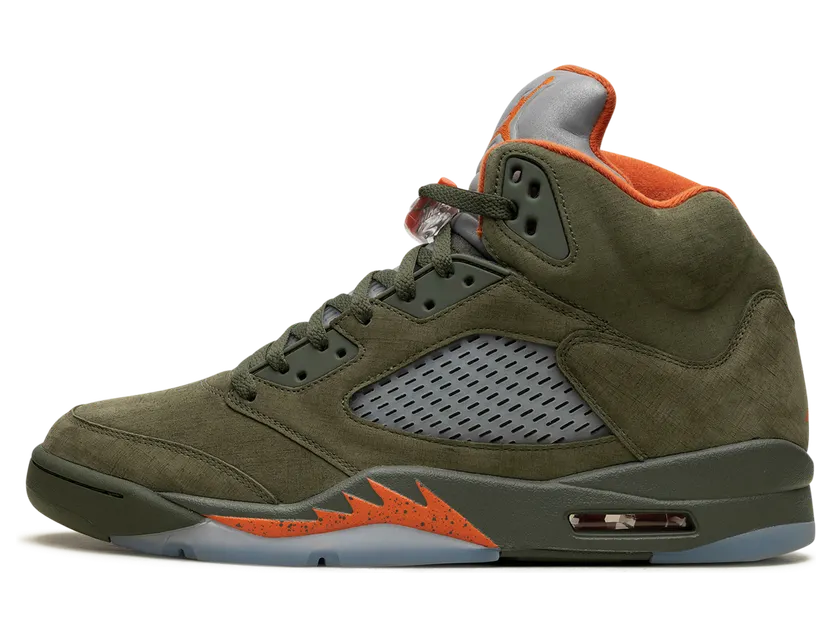 Air Jordan 5 Retro Army Olive/Solar Orange (DD0587-308)