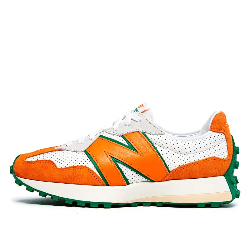 New Balance 327 Casablanca Orange White/Orange-Green (MS327CBB)
