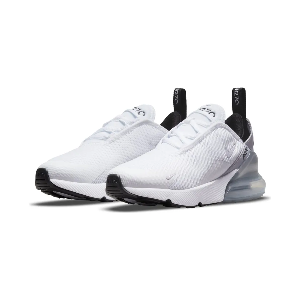 Nike Air Max 270 “White / Black / Metallic Silver / Pure Violet” (AO2372-159)