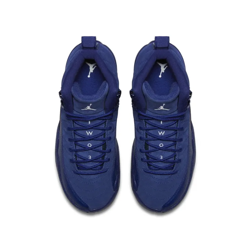 Jordan 12 Retro Deep Royal Blue (GS) Deep Royal Blue/White-Metallic Silver (153265-400)