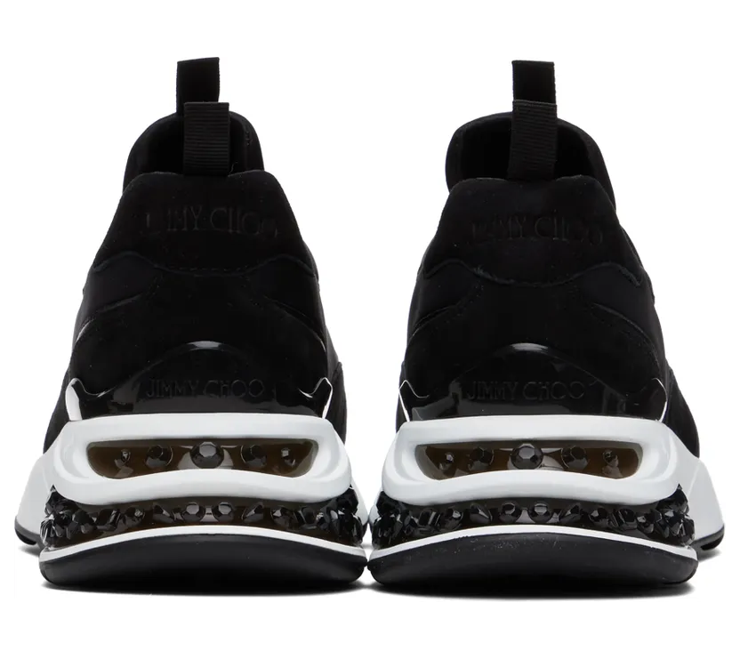 Jimmy Choo Black Memphis/F Sneakers (MEMPHIS/FVZY) (6)