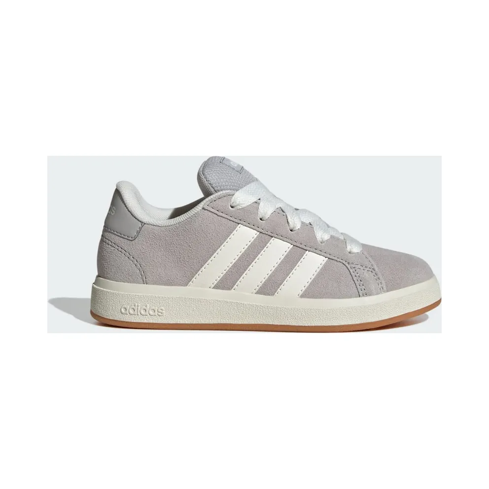 Adidas Grand Court 00s Kids Grey Two / Off White / Gum (JH6179)
