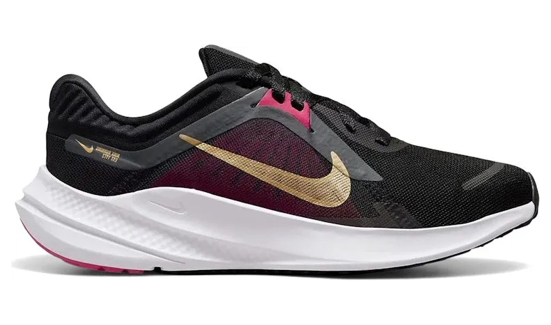 Nike Quest 5 Black Fireberry Metallic Gold (DD9291-009)