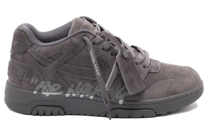 Off-White Out Of Office “Grey” (OMIA189S26LEA0060742)