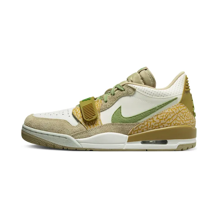 Jordan Legacy 312 Low “Phantom / Golden Moss / Limestone / Alligator” (DX9260-001)