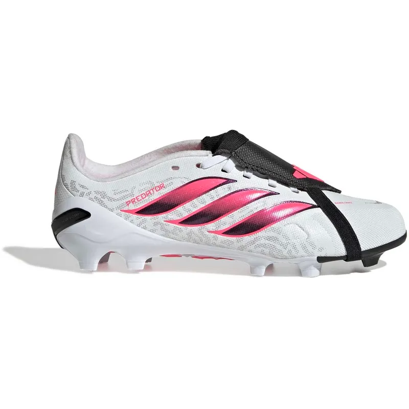 Adidas Predator League Fold-Over Tongue FG Kids Football Boots, White (IH2107)