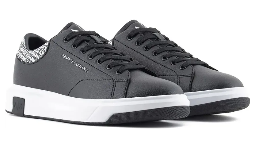 Armani Exchange Armani sneaker Black / Optical White (XUX123XV761S2775)