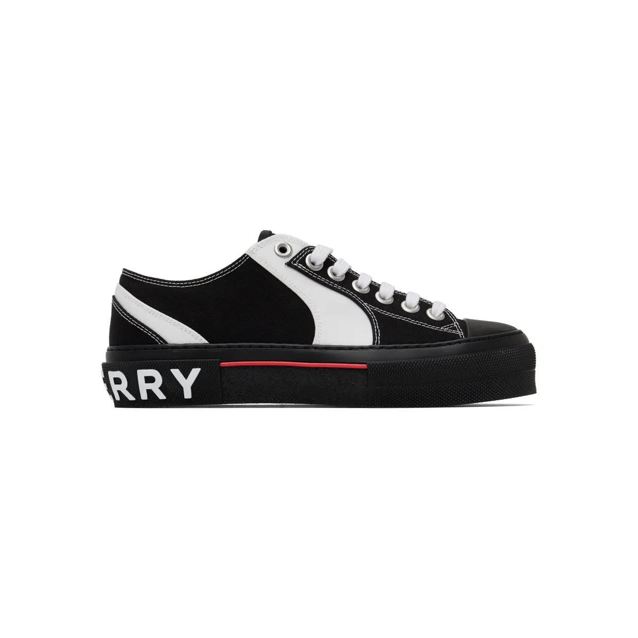 Burberry Black & White Logo Detail Sneakers (8056929)
