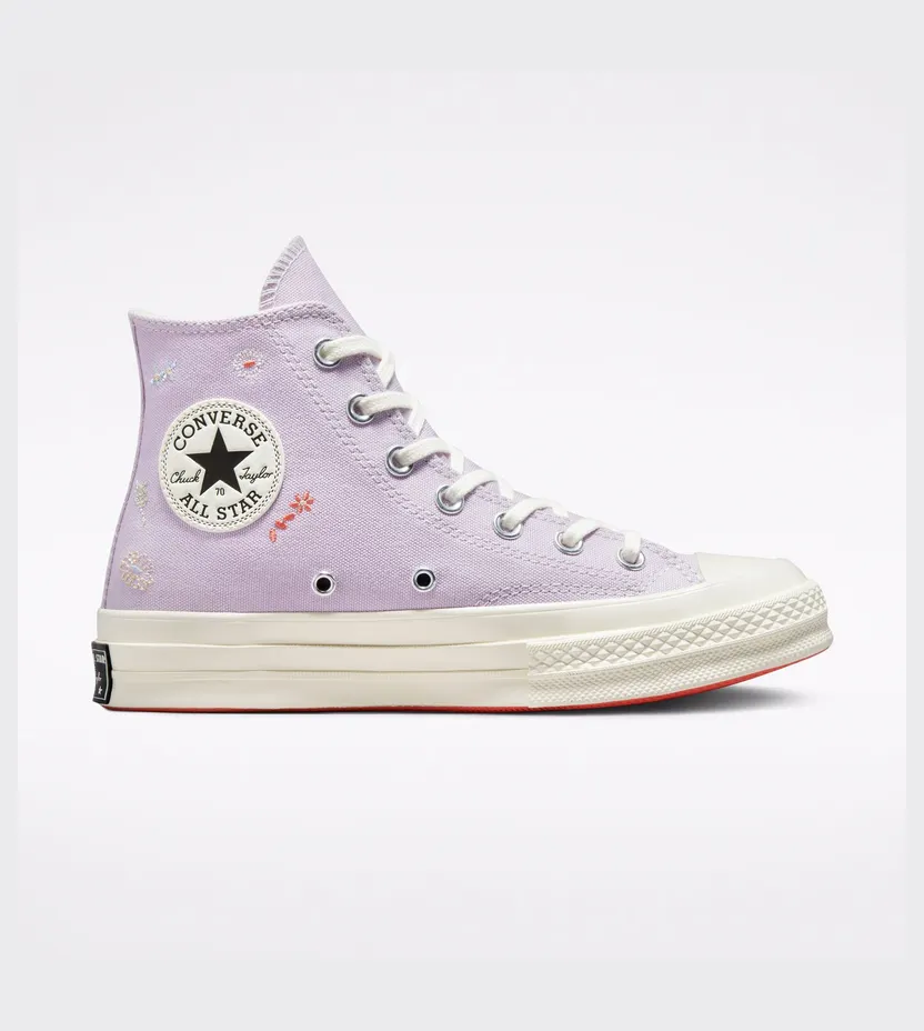 Converse Chuck 70 Embroidered Floral Pale Amethyst/multi/egret (A01584C)