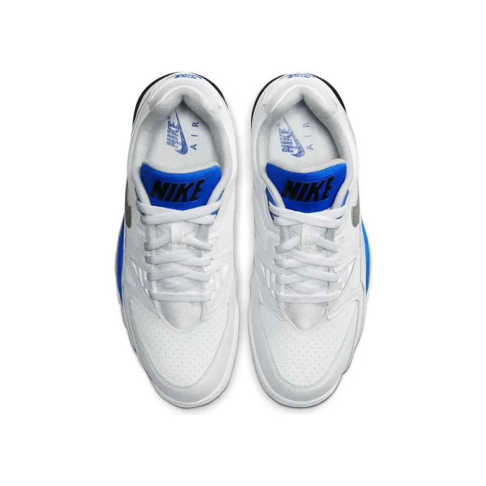 Nike Air Cross Trainer 3 Low White White/Racer Blue-Black-Light Smoke Grey (CJ8172-100)