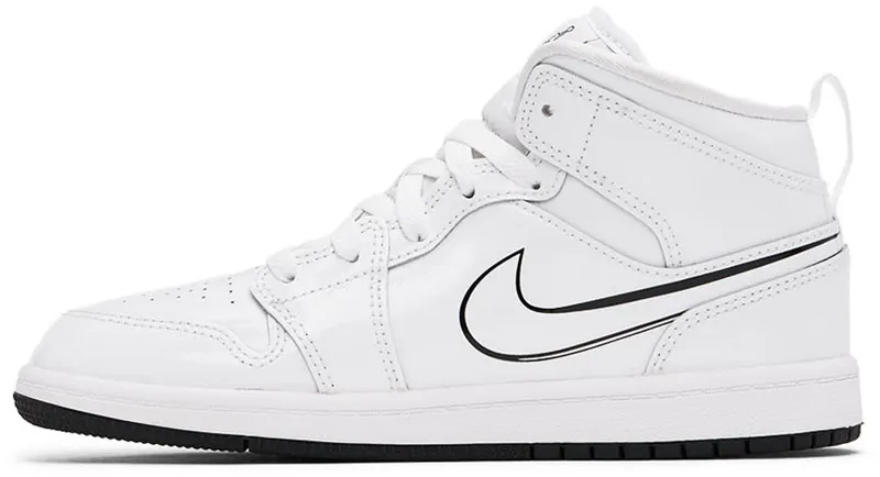Jordan 1 Mid Schematic (PS) (DQ1866-100)