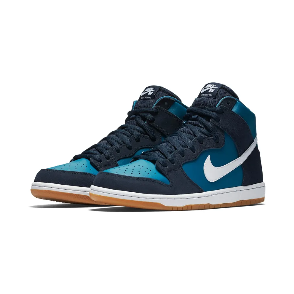 Nike SB Dunk High Industrial Blue Obsidian/White-Industrial Blue (854851-414)
