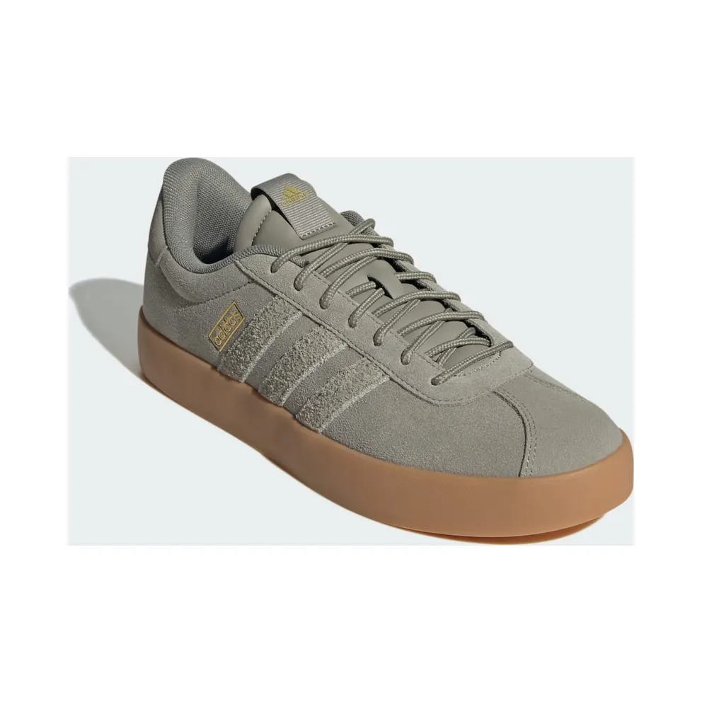 adidas VL Court 3.0 Silver Pebble Gold Metallic (JR8607)
