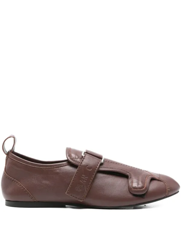 Plan C Leren with gespbandje – Brown (MOCSD03G01LV068)