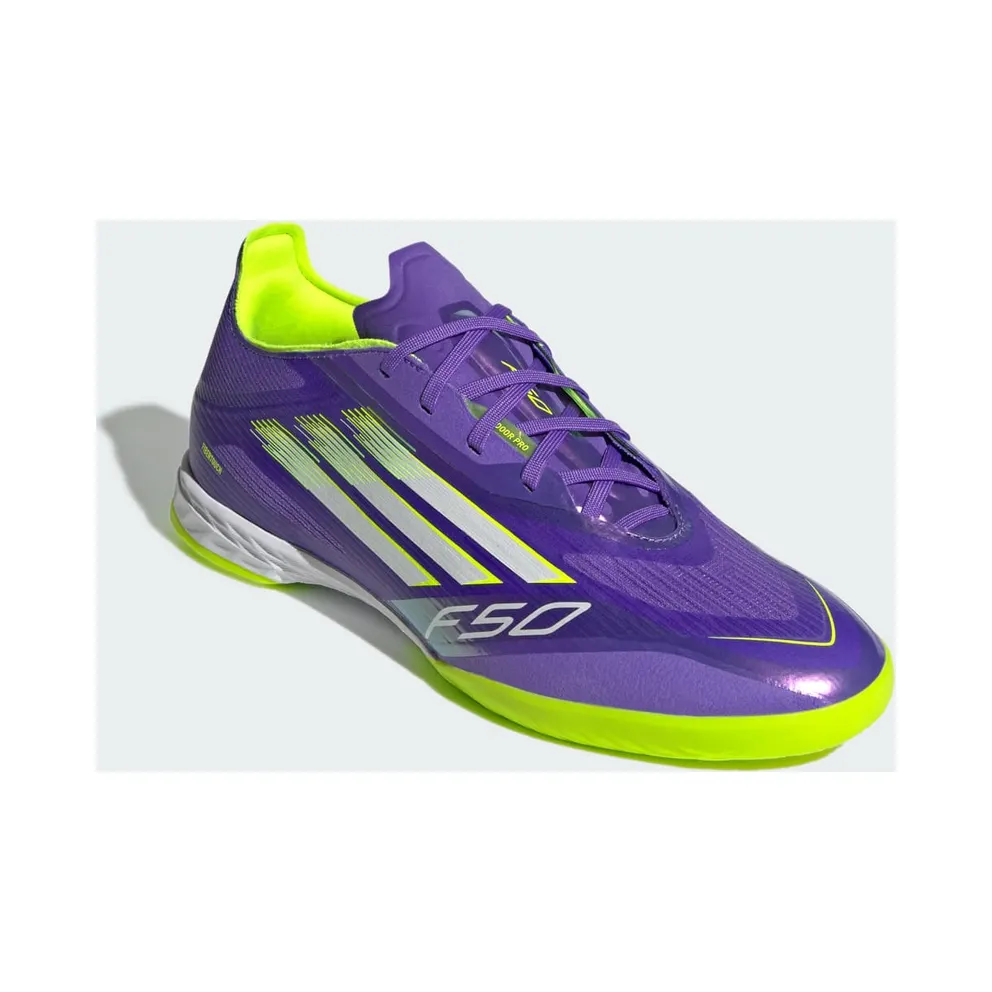 adidas F50 Pro Indoor Boots “Purple Rush / Cloud White / Lucid Lemon” (JH7682)