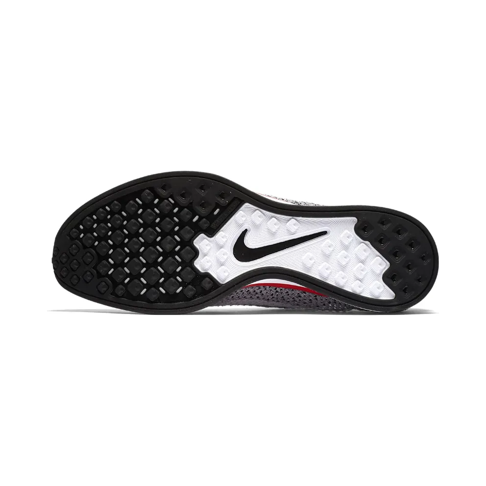Nike Flyknit Racer No Parking Wolf Grey/Team Red-White (526628-013)
