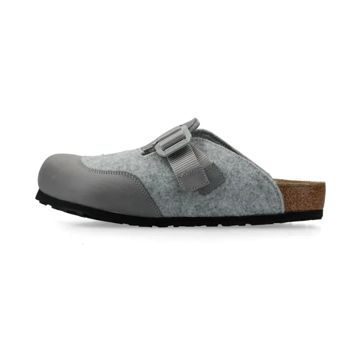 Birkenstock Boston Nova Felt Clog “Stone Coin” (1030202)