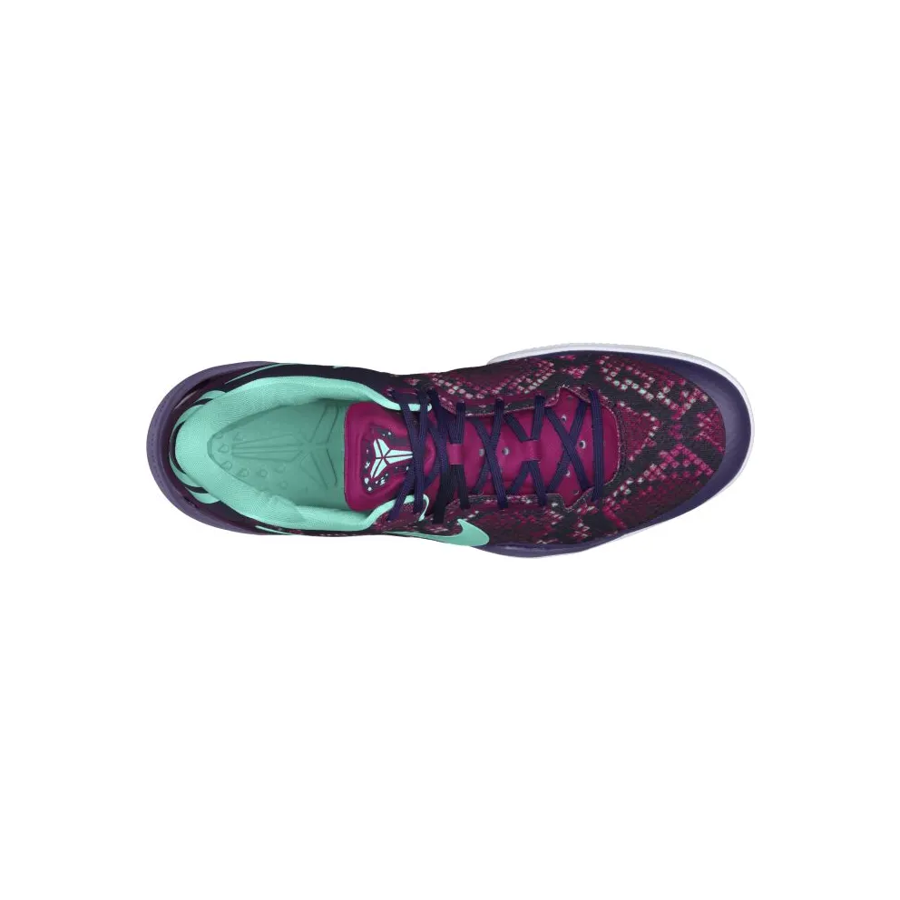 Nike Kobe 8 Pit Viper Purple Dynasty/Raspberry Red-Wolf Grey-Green Glow (555035-502)