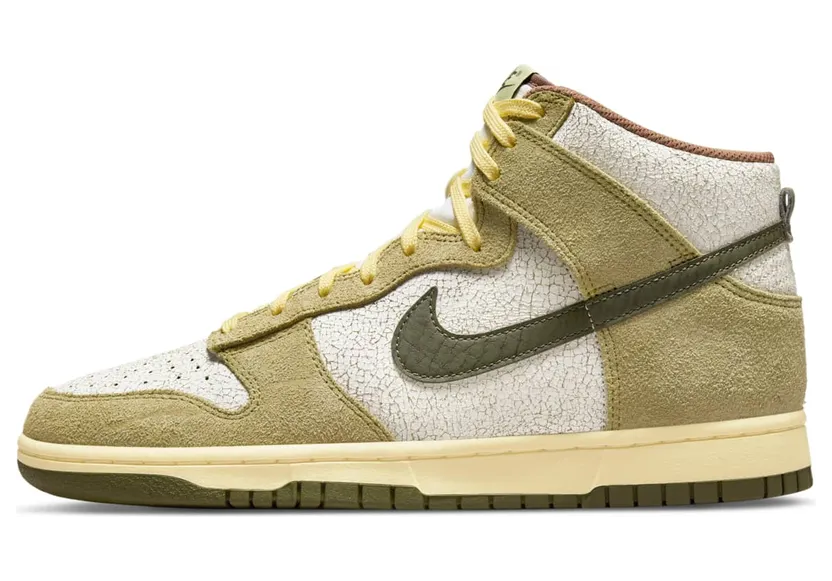 Nike Dunk High Re-Raw Coriander – “Coriander / Olive / Sail / Red” (DO6713-300)