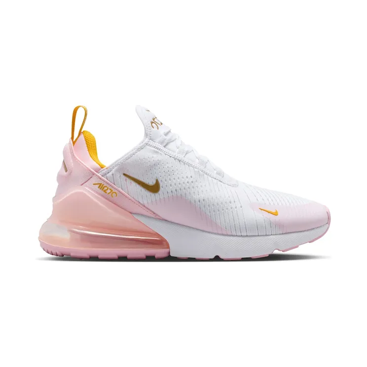 Nike Air Max 270 White University Gold Pink Foam (IQ9607-100)