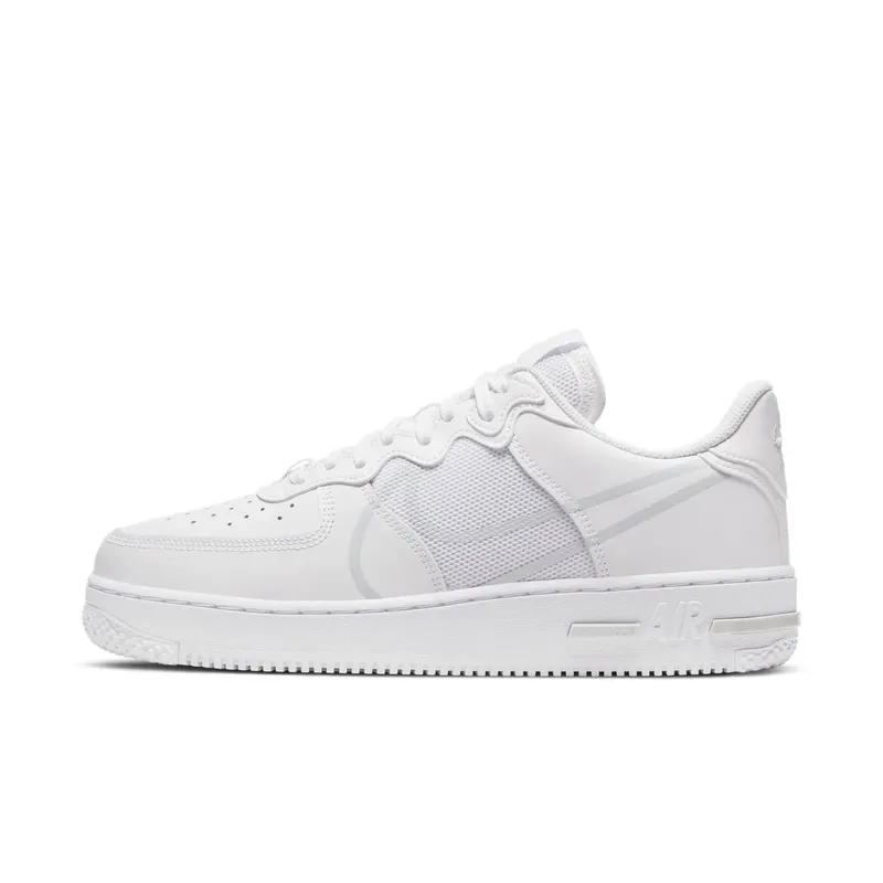 Nike Air Force 1 React White White/Pure Platinum (CT1020-101)