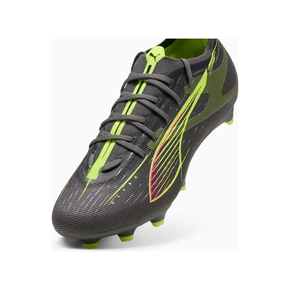 Puma Ultra 5 Pro FG/AG Jr Matte Aged Silver Yellow Alert Sun Struck (108165-03)