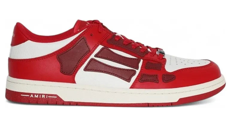 AMIRI Skel Top Low Red White Burgundy (AMFOSR1047-621)