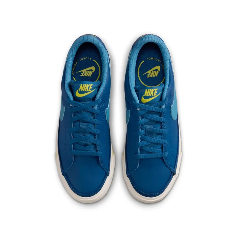NikeCourt Legacy Court Blue / Sonic Yellow / Phantom (DA5380-402)