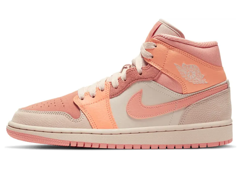 Air Jordan 1 Mid Apricot Orange (DH4270-800)
