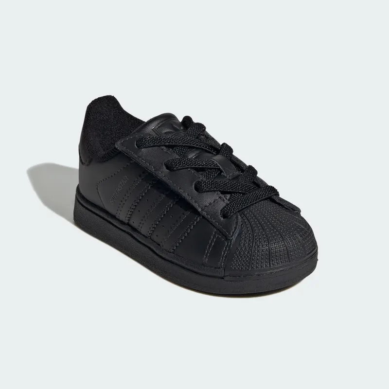 Adidas Superstar II Elastic Lace Kids Core Black / Core Black / Core Black (JR9415)