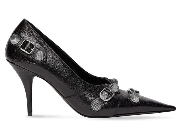 Balenciaga Cagole 90mm Pump Black (714252WAD4E1081)