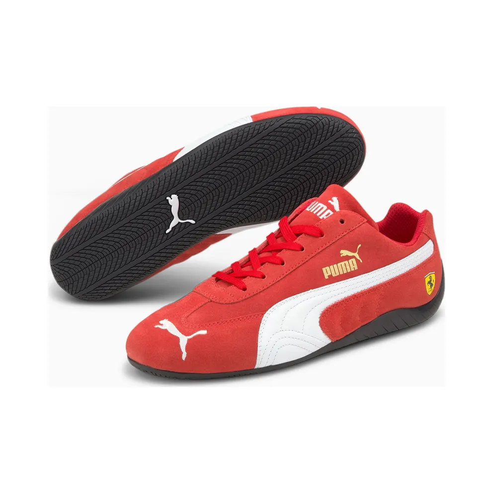 Puma Scuderia Ferrari Speedcat Motorsport Shoes Red/White (306796-02)