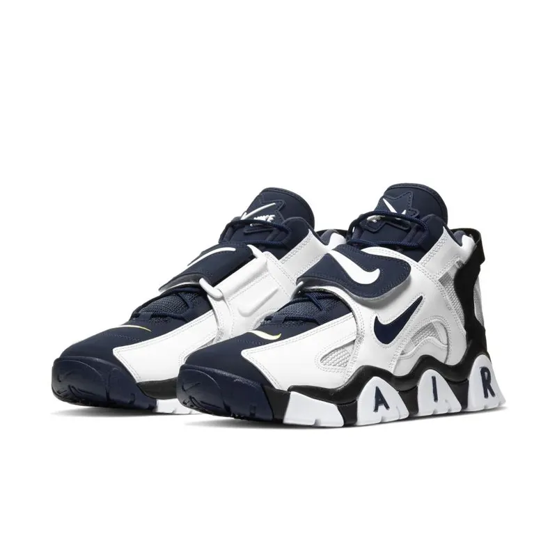 Nike Air Barrage Mid Navy White/Midnight Navy-Black-Laser Orange (AT7847-101)