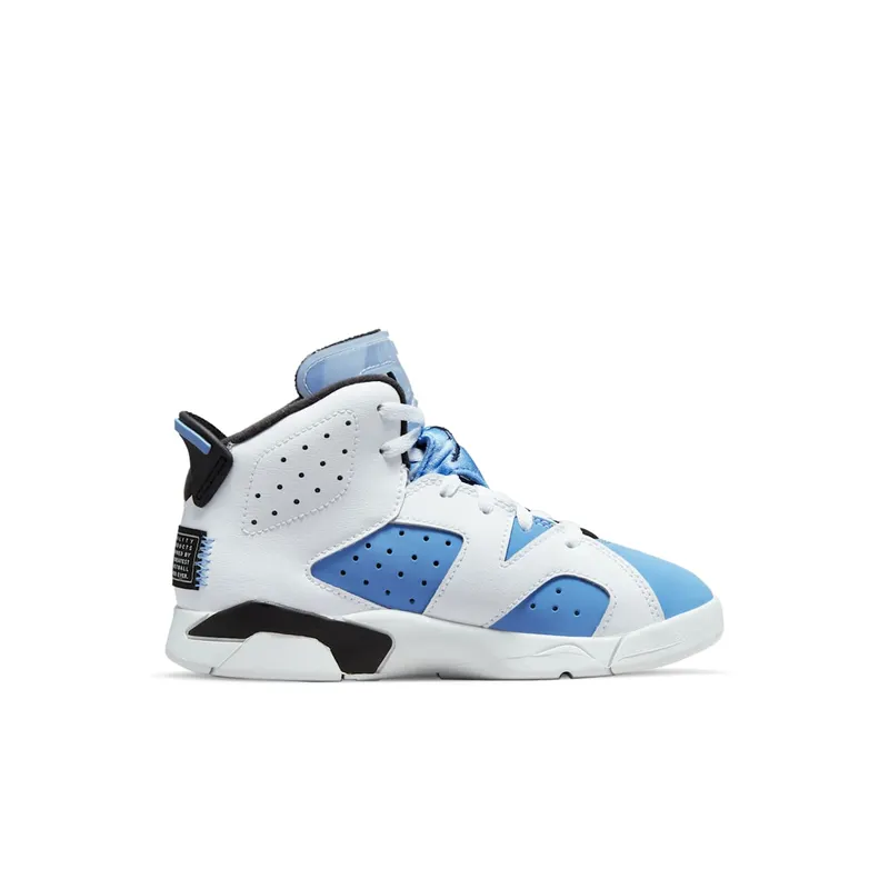 Jordan 6 Retro UNC White (PS) (DV3605-410)