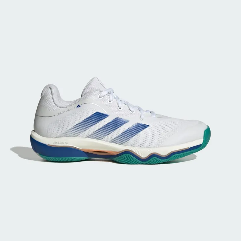 Adidas CRAZYFLIGHT 7 Cloud White / Royal Blue / Equipment Green (KJ9616)