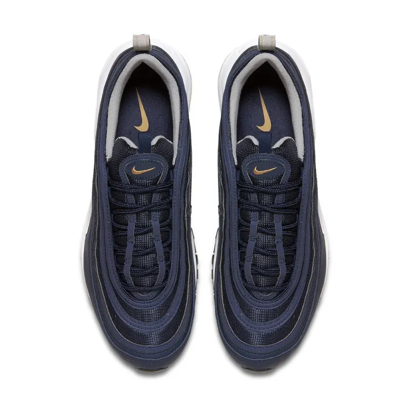 Nike Air Max 97 Midnight Navy/Metallic Gold (921826-400)
