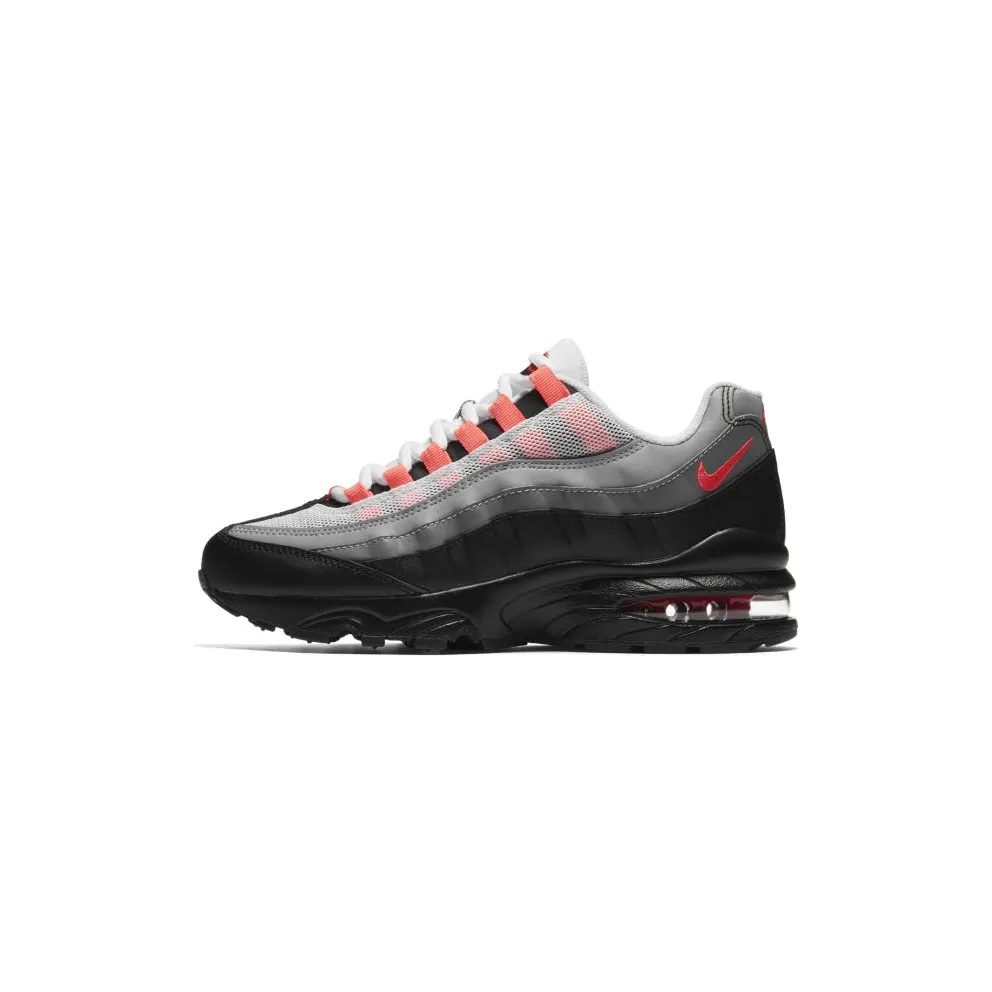 Nike Air Max 95 Solar Red 2018 (GS) Black/Solar Red-Gunsmoke (905348-013)