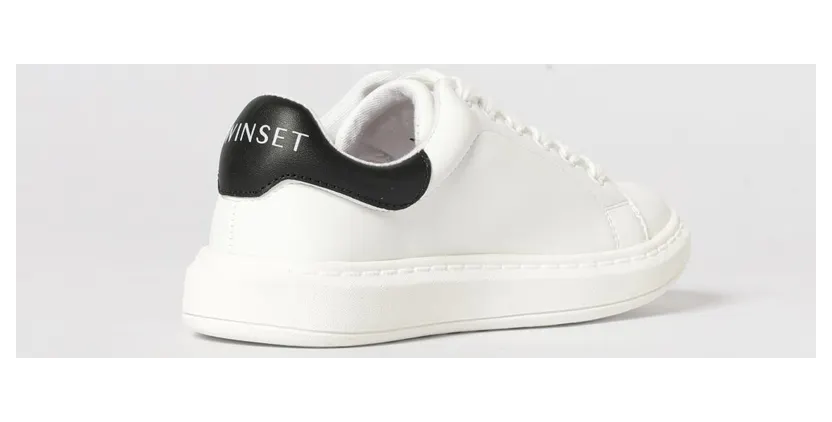 Twinset Synthetic Leather Sneakers White (261GCJ01000526) (2)