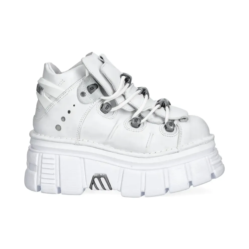NEW ROCK M-106-S53 with plateauzool – White