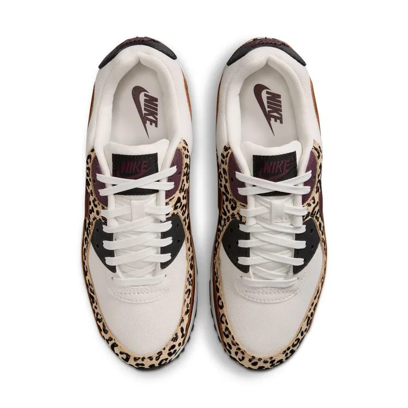 Nike Air Max 90 “Leopard – Burgundy” (IF1619-102)