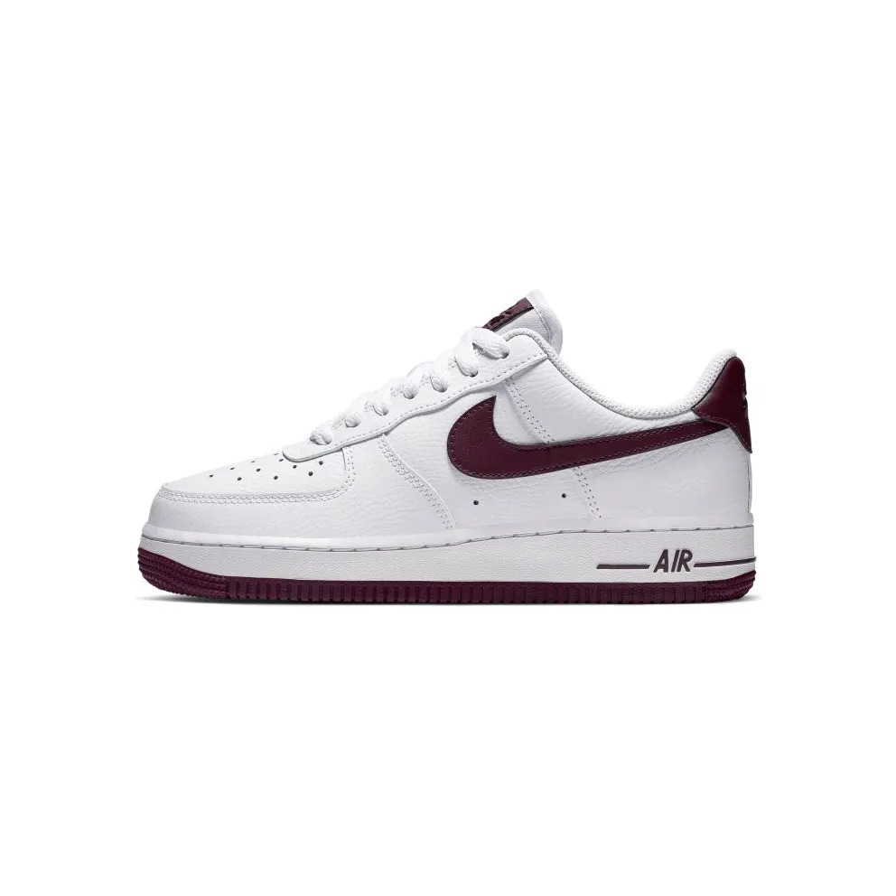 Nike Air Force 1 Low Patent White Bordeaux (W) White/Bordeaux (AH0287-105)