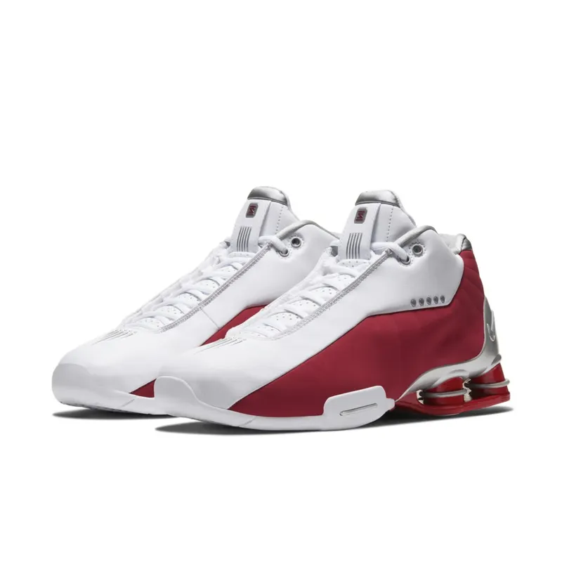 Nike Shox BB4 Varsity Red (2019) White/Metallic Silver-Varsity Red (AT7843-101)