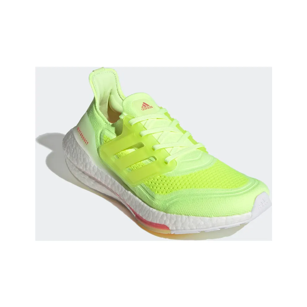 adidas Ultraboost 21 Hi-Res Yellow / Cloud White / Hazy Rose (FY0398)