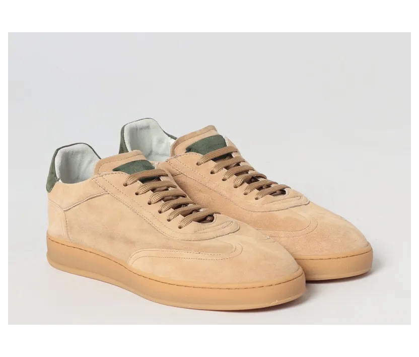 Soldini Akira Suede Sneakers Ecru (AKIRAAMALFIECRABT)