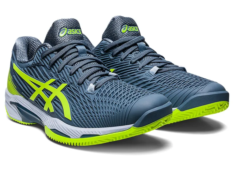 Asics SOLUTION SPEED FF 2 CLAY Steel Blue/Hazard Green (1041A187.402)